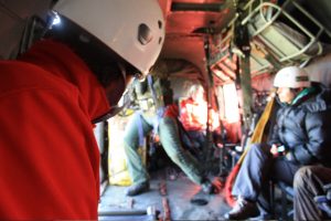 A&S SAR inside Sea King