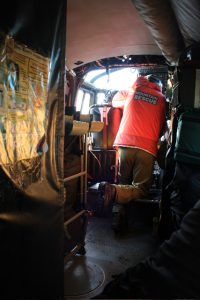 A&S SAR in Sea King cockpit