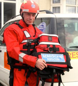 ASSARs new drysuit and buoyancy aid required after the Somerset flooding in February 2014.